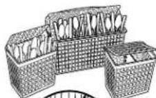 GE GLD4100LBB - Three-piece basket (on some models) - 1
