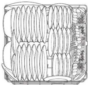 GE GLD4950PCS - Loading place settings. ge.com - 6
