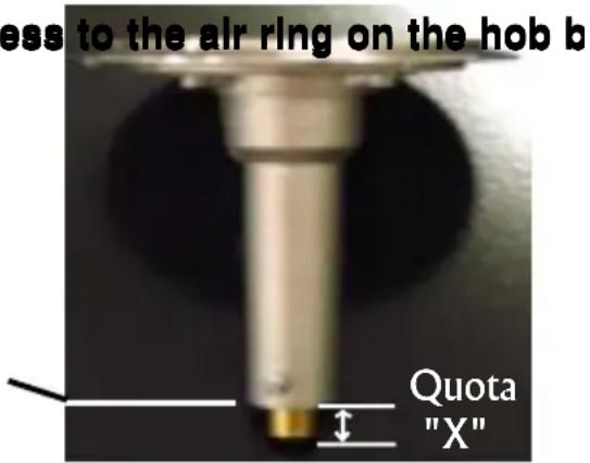ROSIERES CF 4040RBINF - To gain access to the air ring on the hob borgelm: access to the air ring on the hob b - 1
