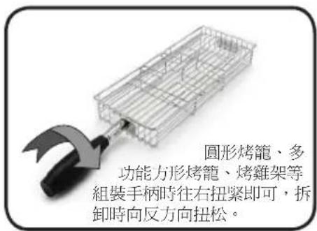 GEMINI GOG100R - 多功能方形烤籠安裝方法 - 6