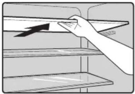 Fridgemaster MC50565BF - Shelf in Refrigerator chamber - 1