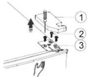 Fridgemaster MC50565BF - Reversing the door - 1
