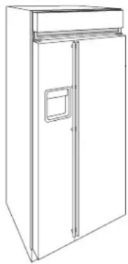 GE ZKHTSS1 - 3/4" thick custom panels—Without trim kits - 5