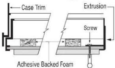 GE ZKHTSS1 - Raised Panel on 1/4" Thick Backing: - 2