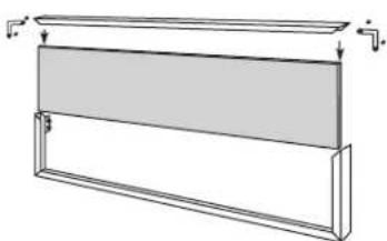 GE ZKHTSS1 - To change grille panel size: - 4