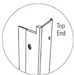 GE ZWSP36 - For models with full width dispenser trim and 2 piece freezer panels: - 1