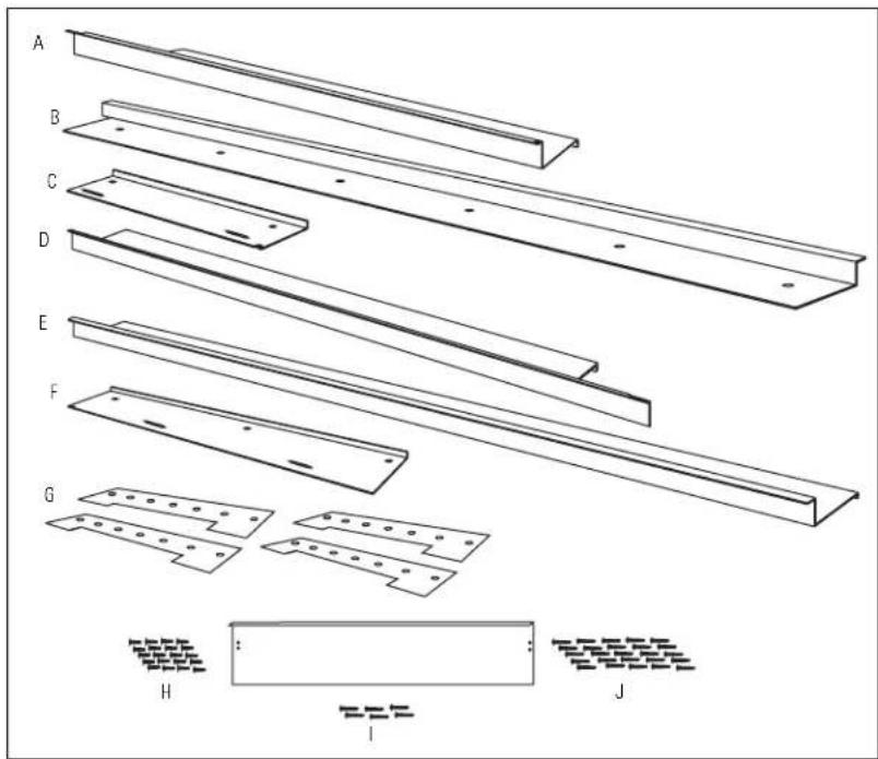 GE ZWSP36 - Parts List: - 1