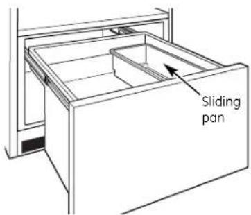 GE ZIDS240PSS - Food storage pan - 1