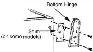 GE TAX6SNXWN - REVERSING THE DOOR SWING - 3