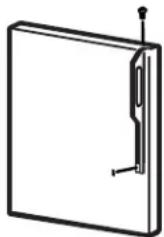 GE TBX18HACWW - Reinstalling the Fresh Food Door Handle - 1