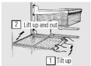 GE TBX18HACWW - About the fresh food compartment shelves. - 1