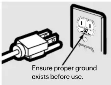 GE HVM1540DNBB - GROUNDING INSTRUCTIONS - 1