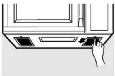 GE JVM1640AH - Removing and Cleaning the Filter - 1