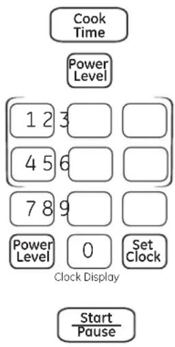 GE JVM6170DFWW - Cooking Controls - 1