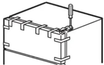 GE GTS18CBEBB - REMOVE THE FREEZER DOOR - 1