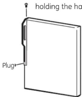 GE GTH18CCEWW - Transfer fresh food door handle - 1