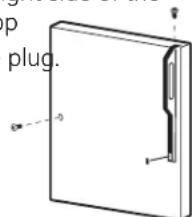 GE GTH18CCEWW - Reinstall the fresh food door handle - 1