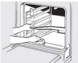 GE Profile JMP31CLCC - To clean the outside of the door: - 1