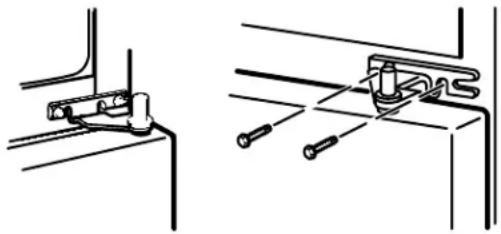 Technical line drawing showing two mechanical assembly configurations (no text or symbols)