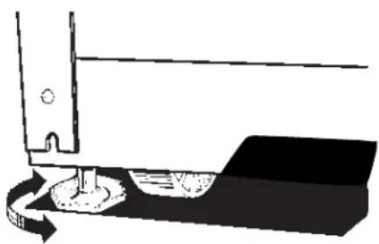 GE TBX14SIBLAA - Rollers and Leveling Legs - 1
