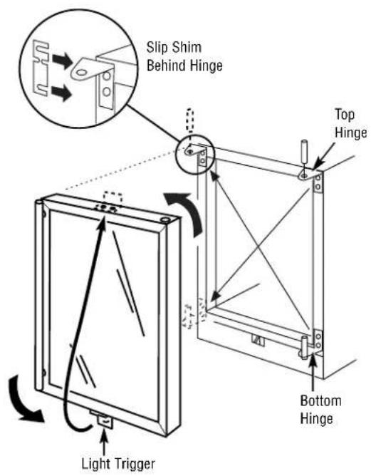 GE ZDB24AWW - To reverse the door - 1