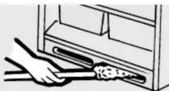 GE TBX21IIBAA - Cleaning the Inside - 2