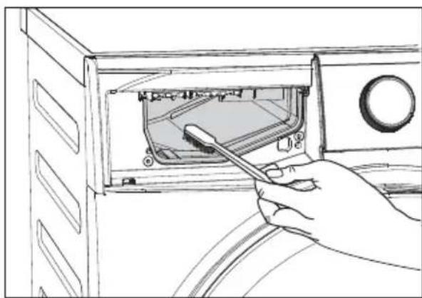 ELECTROLUX EWF9523ADSA - Cleaning The Drawer Recess - 1