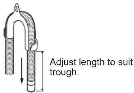 ELECTROLUX EWF9523ADSA - Fitting Hose Guide - 2