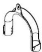ELECTROLUX EWF9024ADSA - Plastic Hose Guide - 1