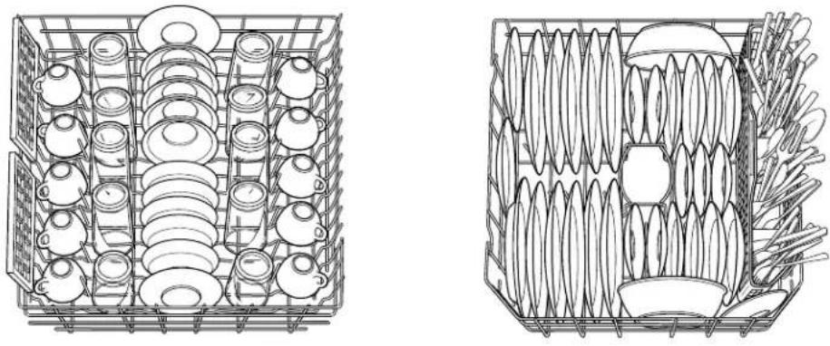 GE GSD5600GWW - Loading place settings. - 1