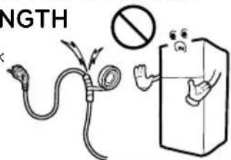 LG GR-V231RL - DO NOT MODIFY OR EXTEND THE POWER CORD LENGTH - 1