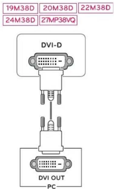 LG 20M39A-B - DVI-D connection - 1