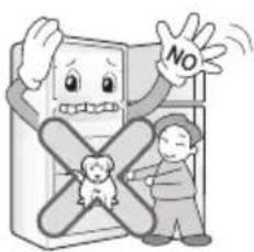 LG GN-M602YLQK - Because opening or closing the door of the refrigerator may cause injury to the person around it, be careful, please. - 2