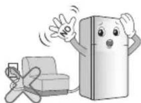 LG GN-M602YLQK - Do not allow the power cord bent or pressed by the heavy object to be damaged. - 1