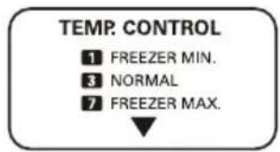 LG GR-V202SPV - CONTROLS FOR FREEZER COMPARTMENT - 3