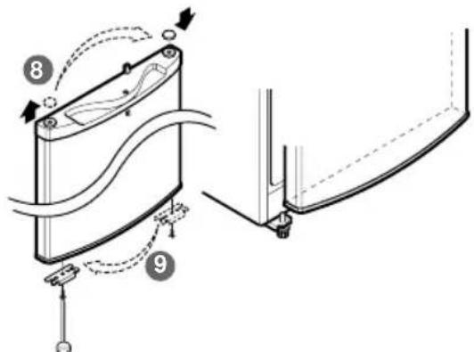 LG GN-332SK - REPLACEMENT OF DOOR OPENING TYPE - 2