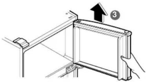 LG GN-332SK - HOW TO REPLACE THE DOOR OPENING TYPE - 2