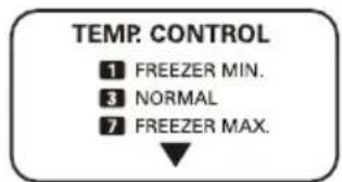 LG GR-V202RV - CONTROLS FOR FREEZER COMPARTMENT - 3