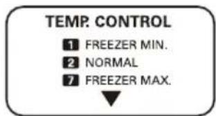 LG GR-V202RV - CONTROLS FOR FREEZER COMPARTMENT - 1