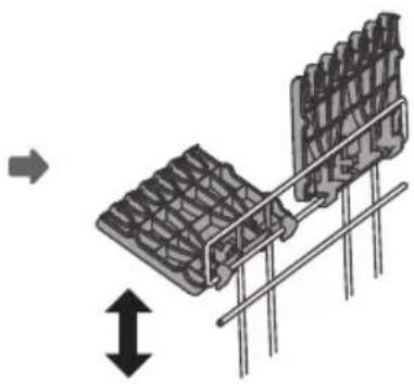 Eurom EDD60S - Adjustable the cup racks - 3