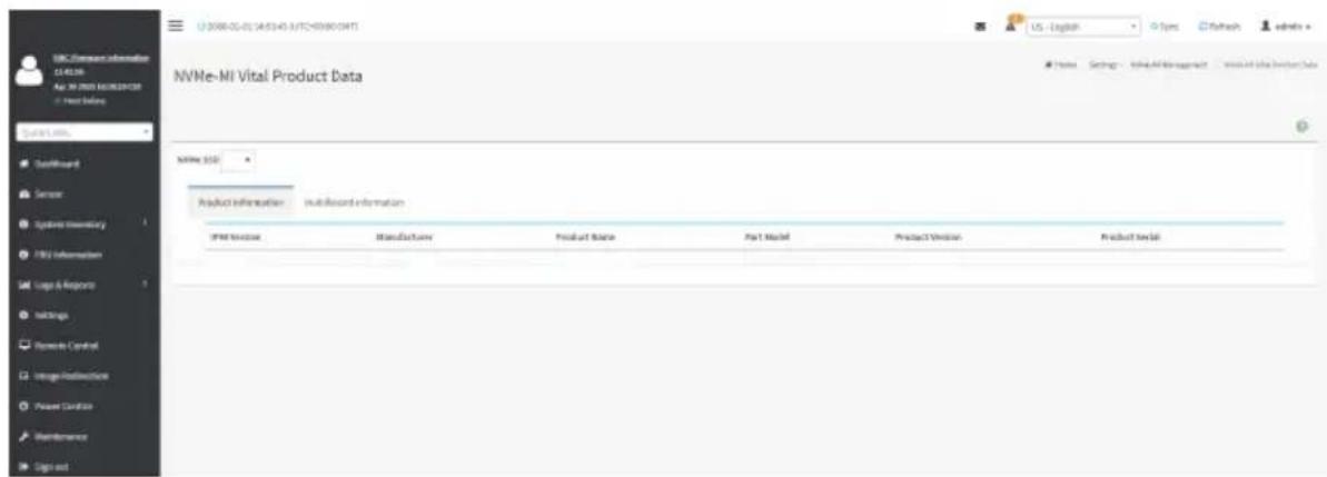 GIGABYTE R181-Z92 - NVMe-MI Vital Product Data - 1