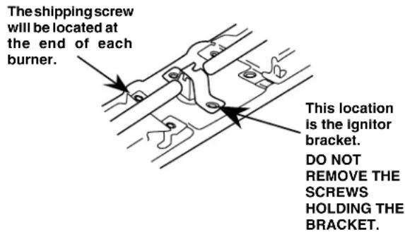GE JGP321EJWH - E4 Removing the Shipping Screws - 1