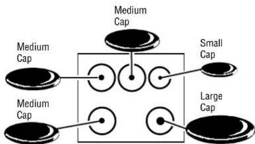 GE ZGU3650WBWG - Burner caps - 1