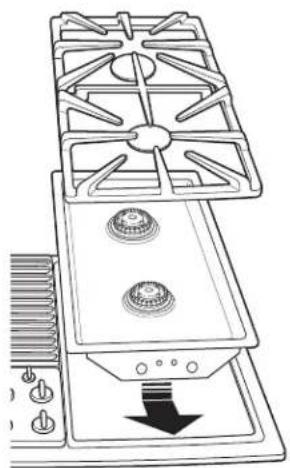 GE Profile PGP990DENWW - How to Operate the Downdraft Vent System - 1