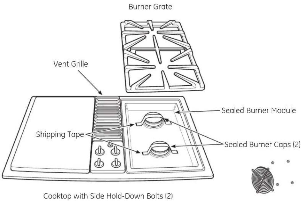 GE Profile PGP990DENWW - PARTS INCLUDED - 3