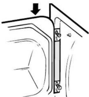 GE DS5000EEWW - Reversing the Door - 2