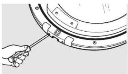 GE DCVH660EHMR - Remove Hinge - 1