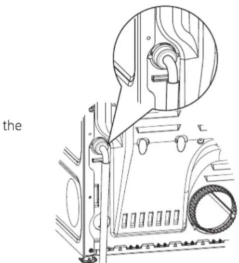 GE GTV21ESSJWW - CONNECTING INLET HOSES (on some models) - 2