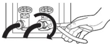 GE GTV21ESSJWW - CONNECTING INLET HOSES (on some models) - 3