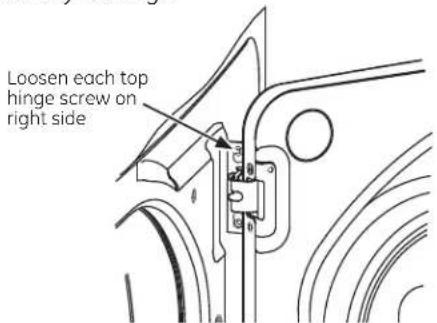 GE GTV21ESSJWW - A REVERSING THE DOOR - SOLID DOOR MODELS (cont.) - 2